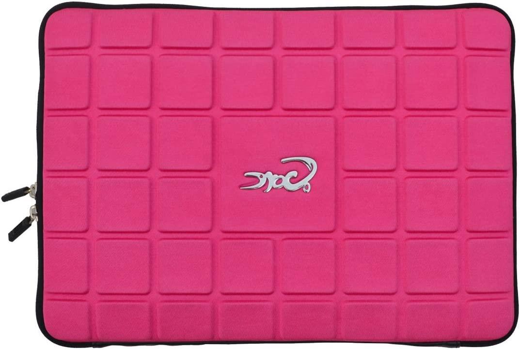 Croco 15" Inch Apple Macbook / Laptop Super Chocolate Carry Case Sleeve - Plum Pink