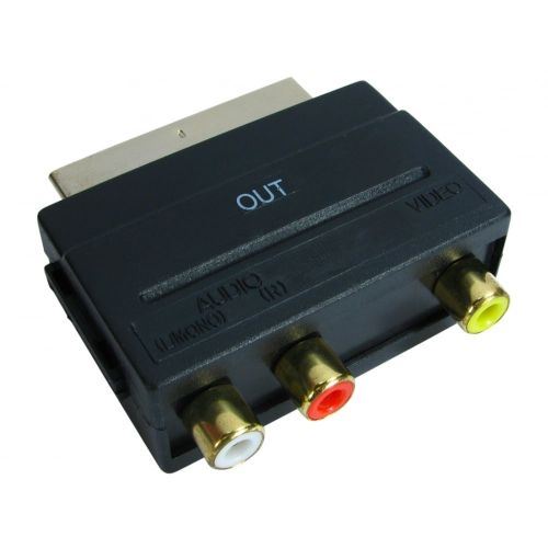 Ex-Pro SCART to 3 x RCA Composite Adapter (Output)