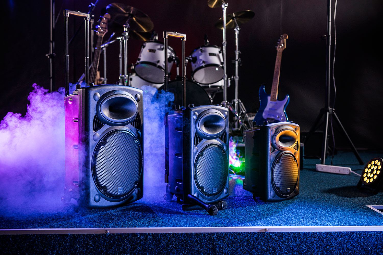 QTX QR QR10 300W 10" Series Passive Moulded PA Speaker Boxes