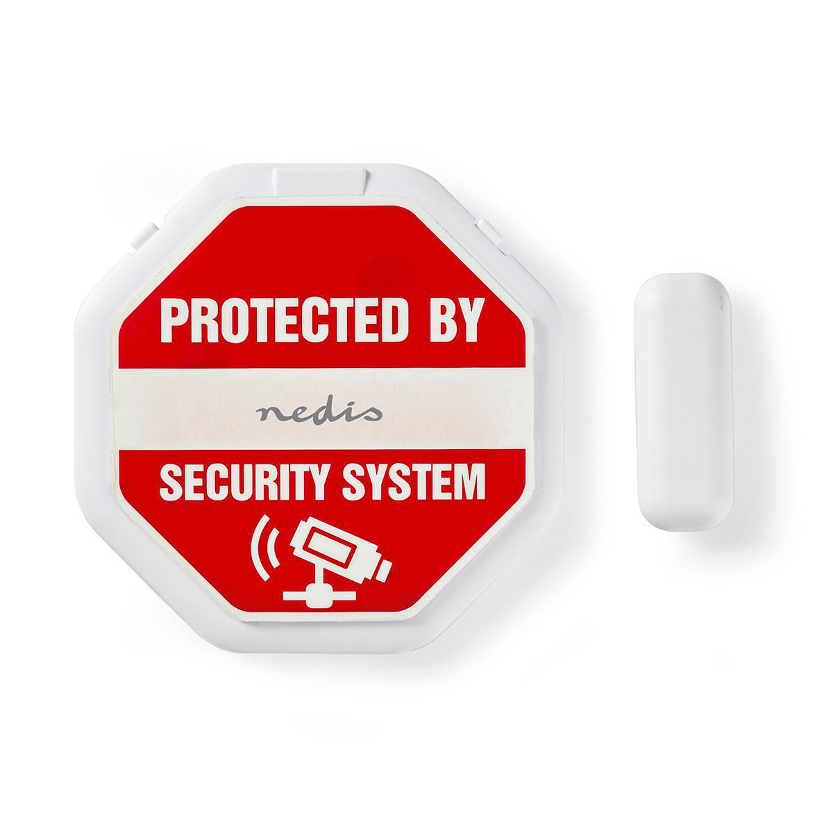 Nedis Compact Wireless Door Contact Magnetic Alarm 85db Siren | Standalone