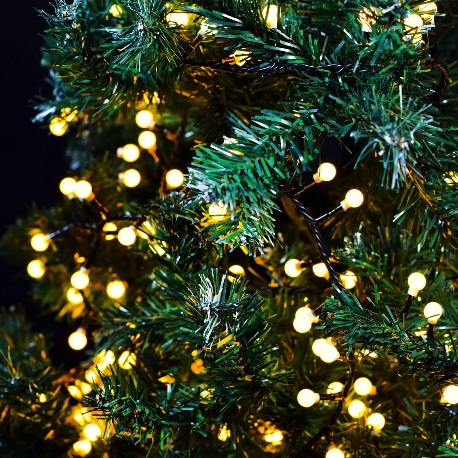 Lyyt 12m 500 LED Mini Berry Warm White Lights Indoor/Ourdoor with Timer & Remote