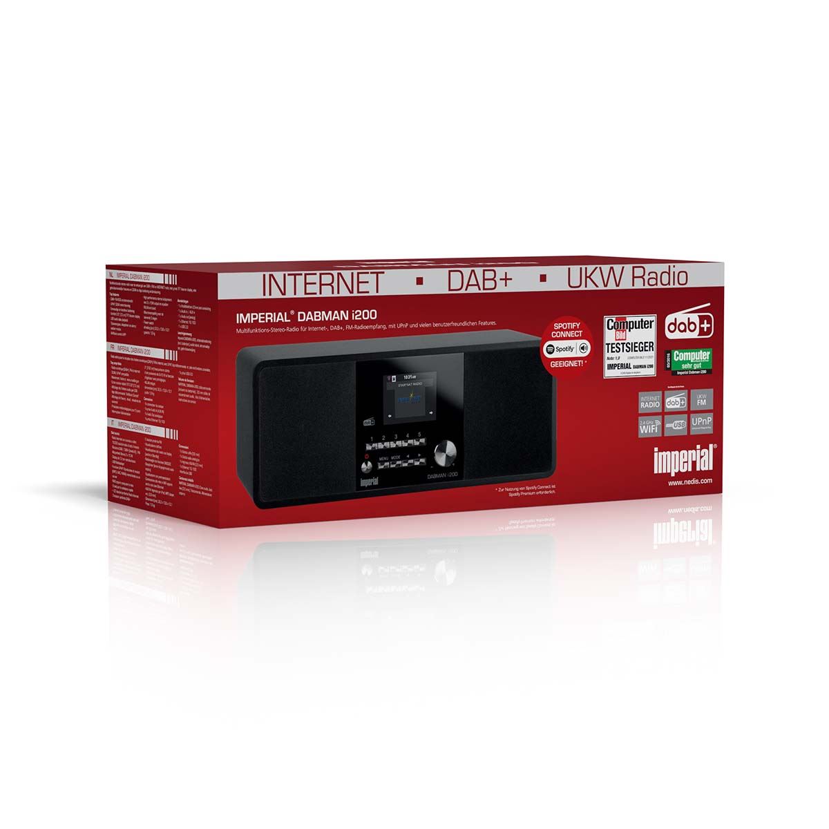 Imperial DABMAN i200 Multifunctional Stereo Radio DAB+ / FM / Internet Black