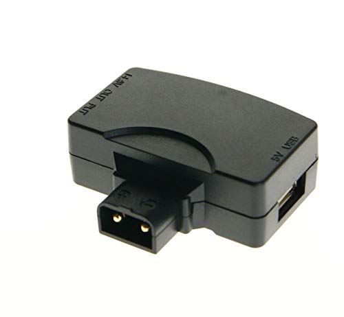 Ex-Pro D-Tap Dtap Power Type B 2 Pin Male to USB Adapter Connector 5V For Anton/Sony V-mount Camera Battery