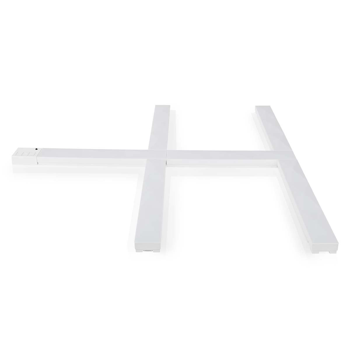 Nedis SmartLife Wi-Fi LED Wall Light 6 Modular Bars, 16 Million Colours, 44 Scene Modes, Music Sync, RGBIC Technology, Dimmable, Voice Control Compatible with Alexa & Google Home