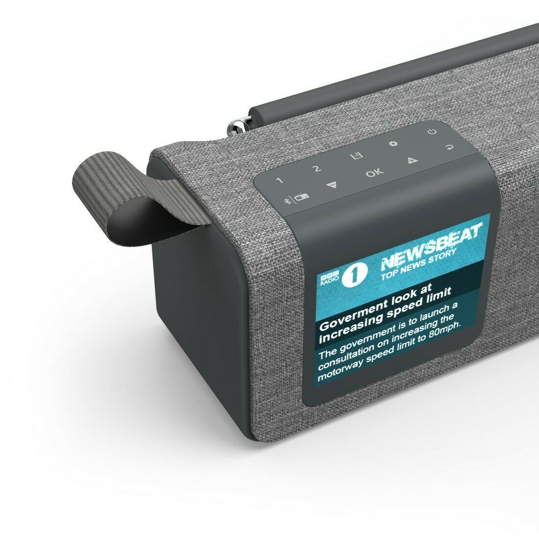 Hama "DR200BT" DAB DAB+ FM Bluetooth® Portable Digital Radio - Battery Operation