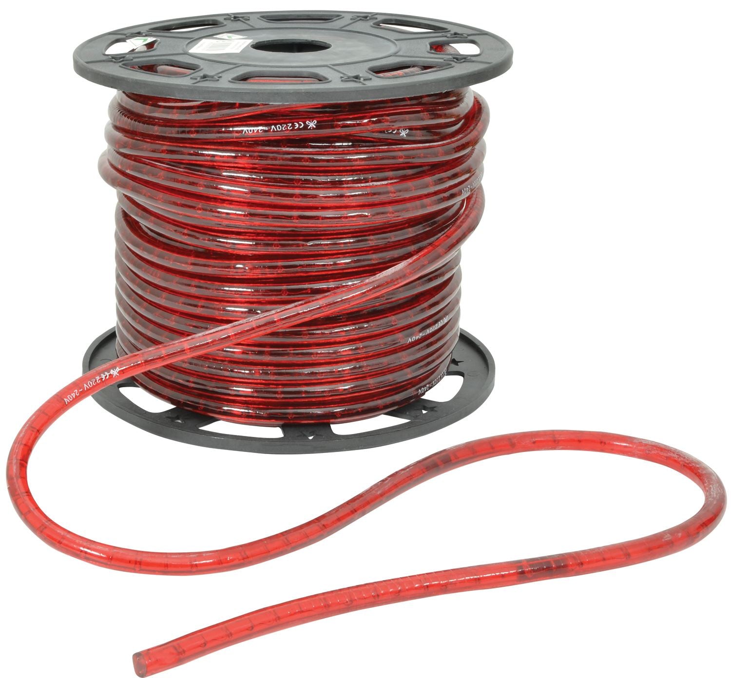 LYYT Glow Bright Red Rope Light - 1m Length - (Max 45m in single Run) - [Priced per M, Un-plugged]
