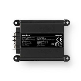 Nedis Power Converter | Car Powered | 24 V DC | 12 V DC | 120 W | Screw Terminal | Equipped with a fuse | Black