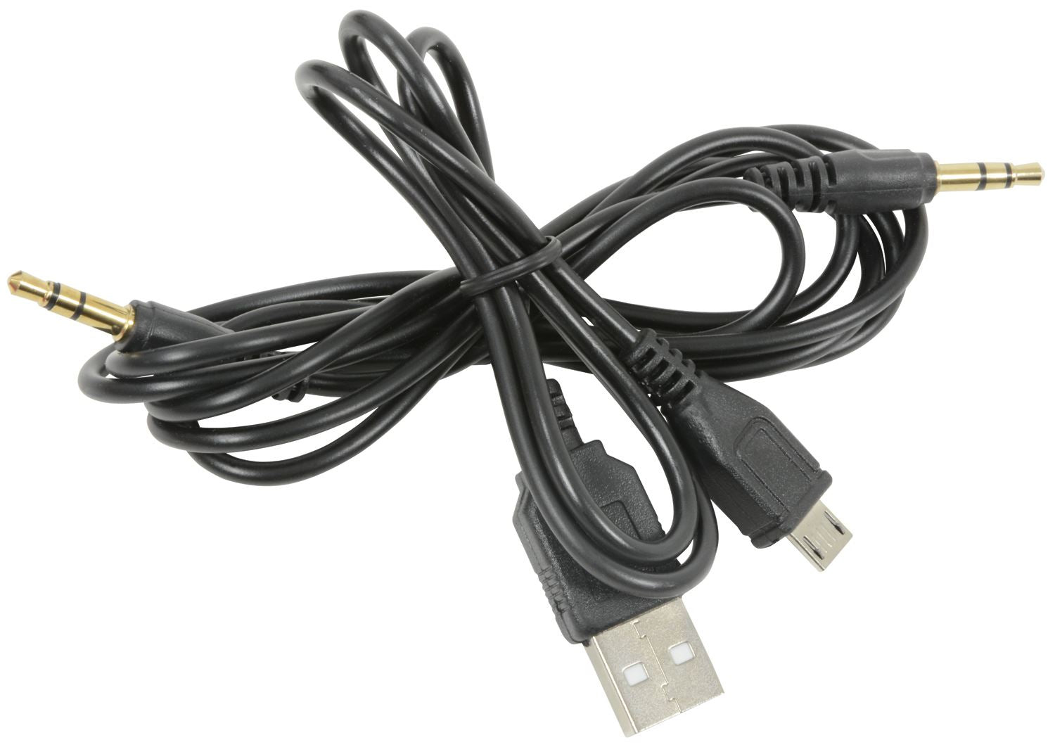 Av:link Foldable Stereo Bluetooth Headphones Wireless Headset Mic MP3 FM SD Slot Smartphone - Black