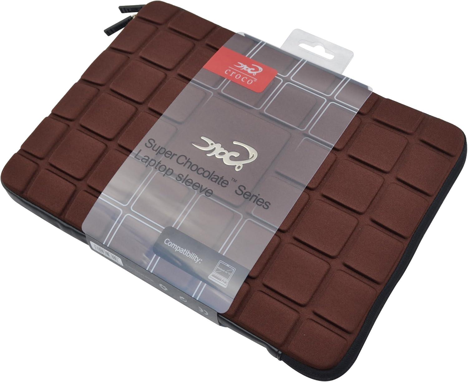 Croco 11" Inch Apple Macbook Air / Laptops Super Chocolate Carry Case Sleeve - Brown