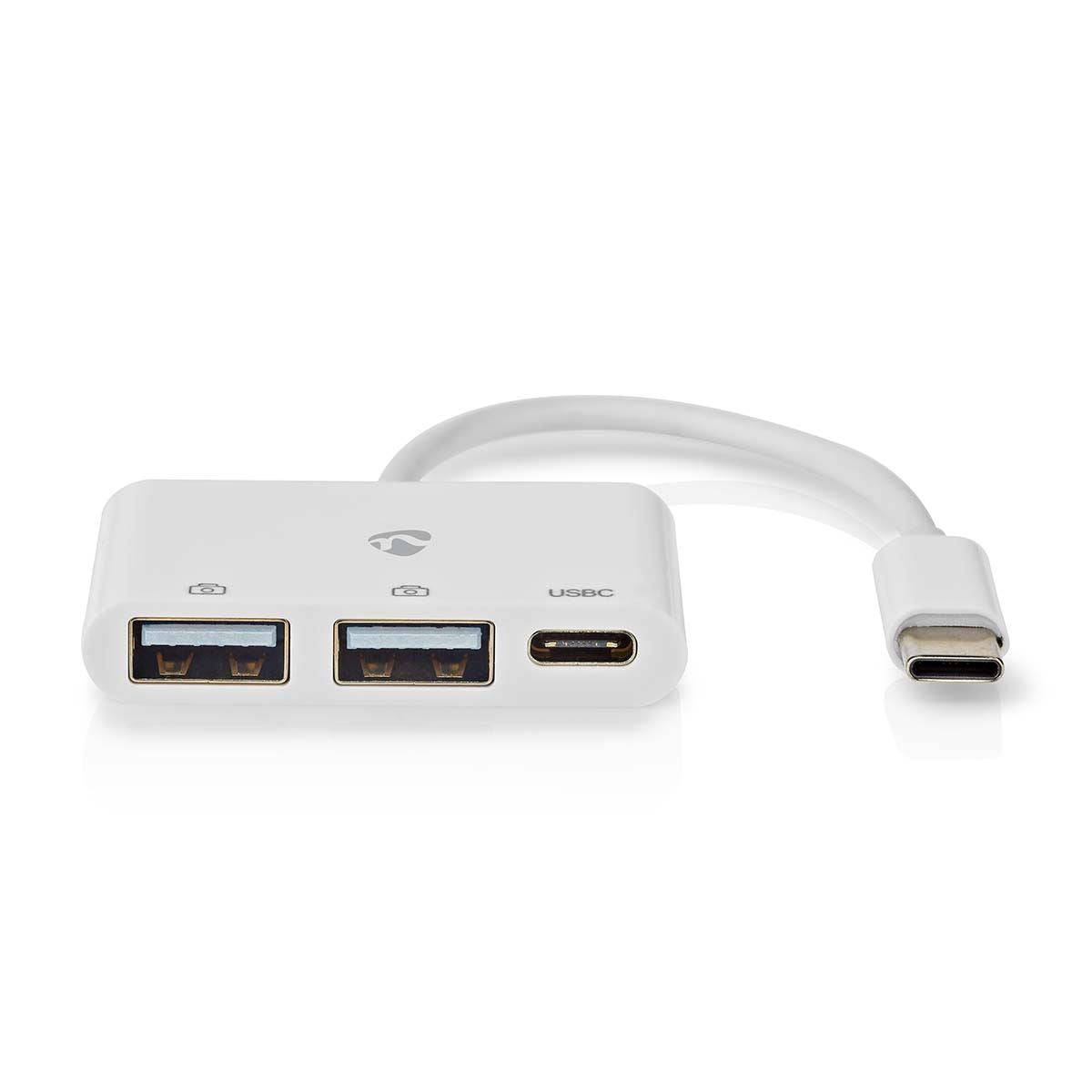 Nedis USB Hub | 1x USB-C™ | 1x USB-C™ / 2x USB 2.0 A Female | 3 port(s) | USB Powered