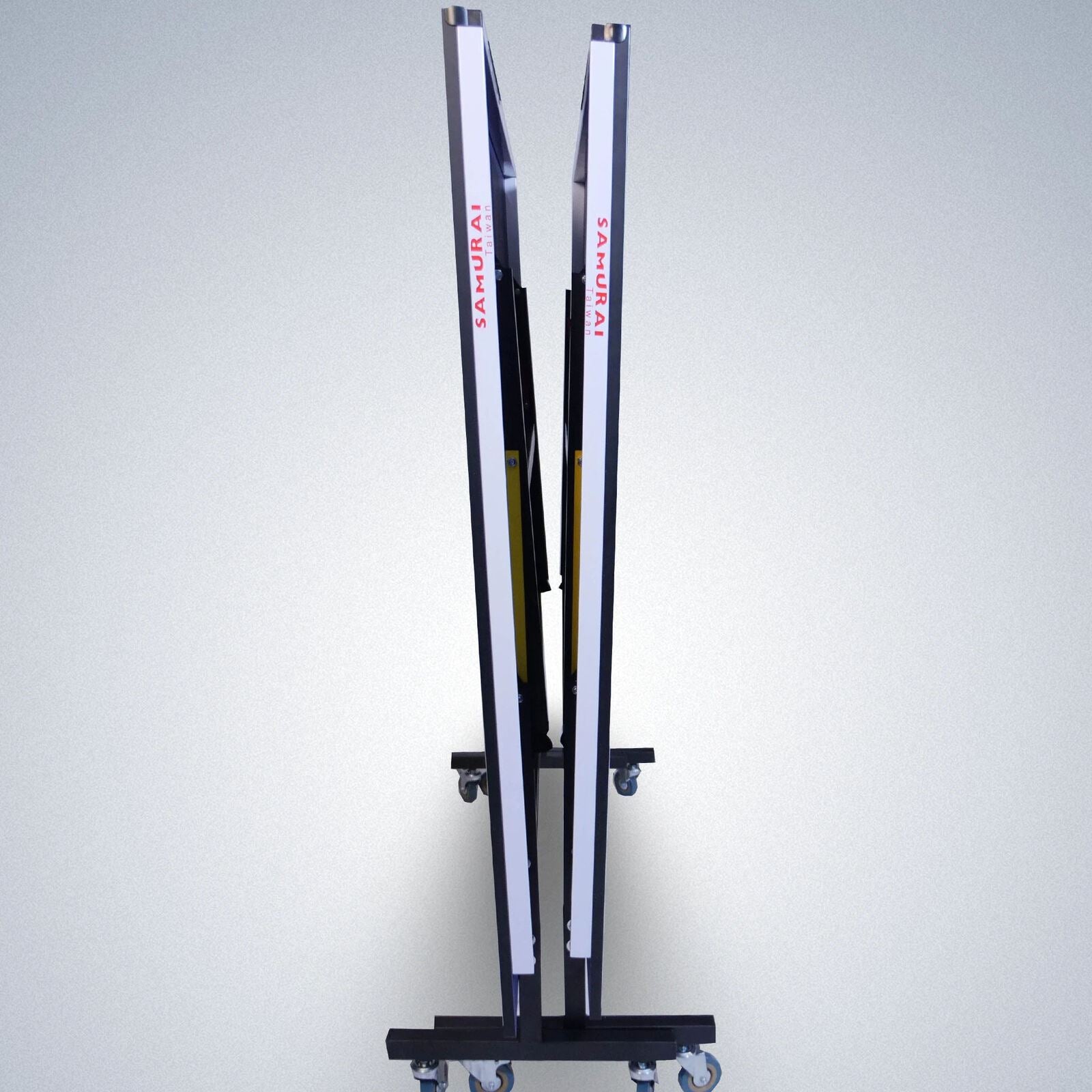 The Man Cave Project Foldable Table Tennis Table, Premium Ping Pong Surface with Centre Net, 2x Paddles and 2x Balls - Purple