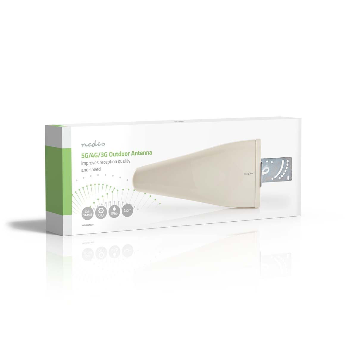 Nedis Outdoor Mobile Broadband Antenna Aerial Booster LTE 5G 4G 3G 7M 11dB