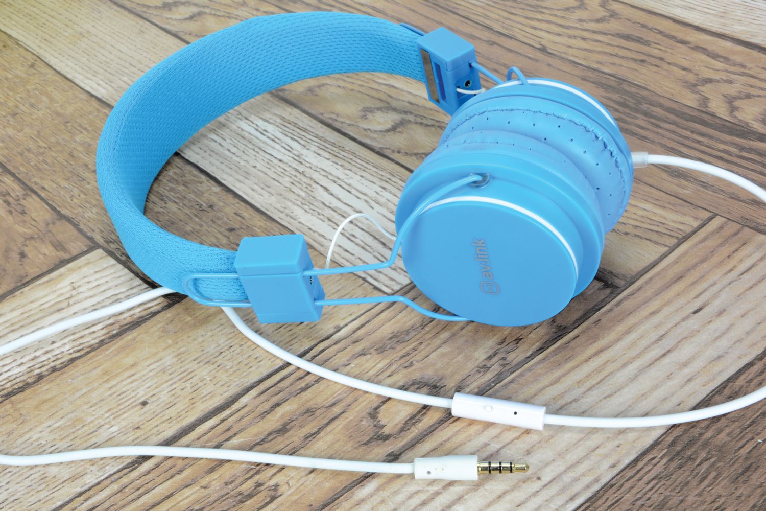 Av:link Educational Children's Headphones with in-line Microphone - Blue