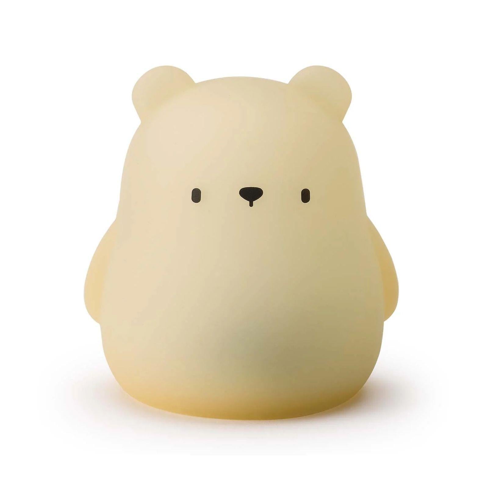 Alecto Bear Night Light for Kids, Baby Night Light for Nursery with RGB Colours & Modes, Rechargeable, Timer & Touch Control, Portable Light, BPA Free