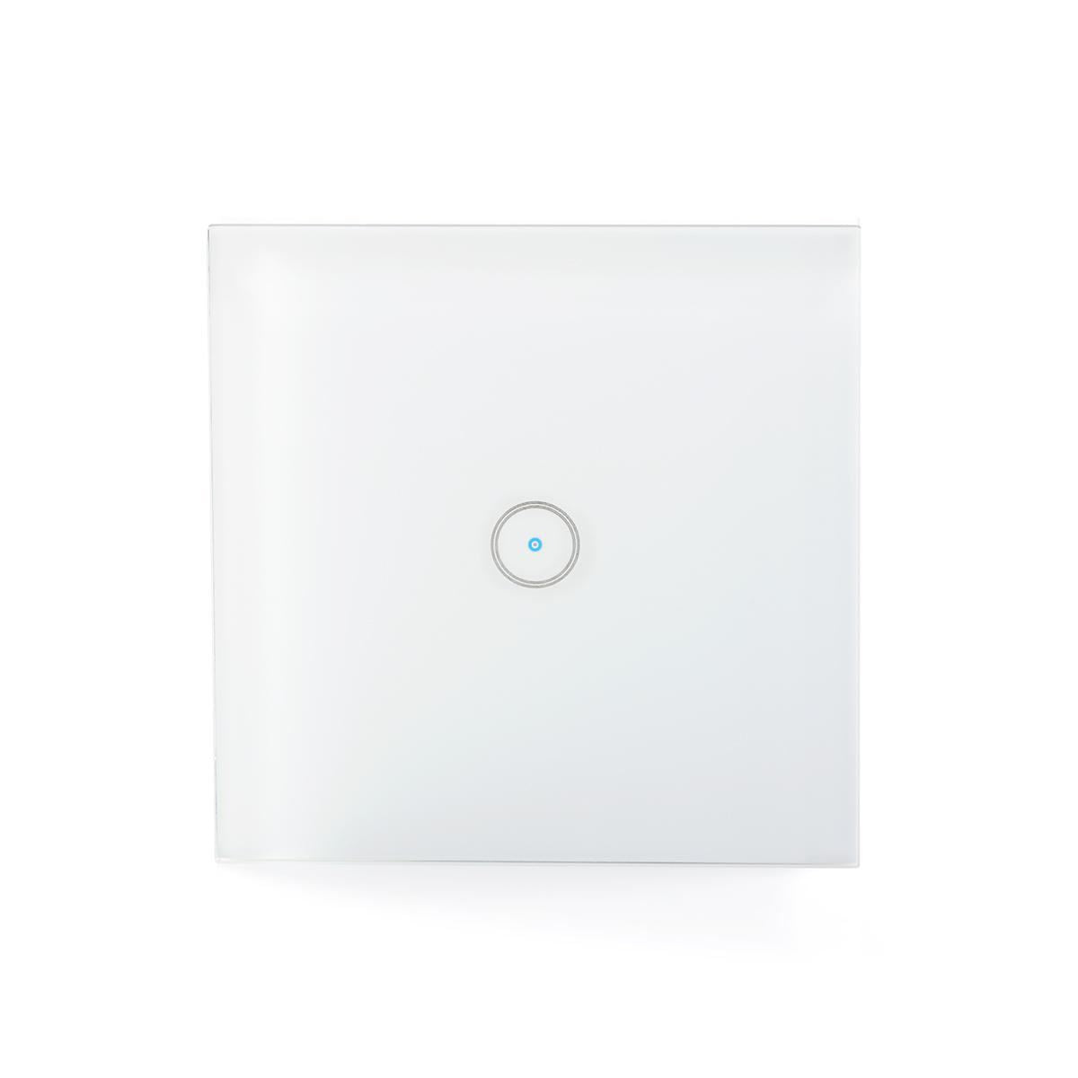 Nedis SmartLife Wall Switch | Single | Wall Mount | 1000 W | Android™ / IOS | Glass | White