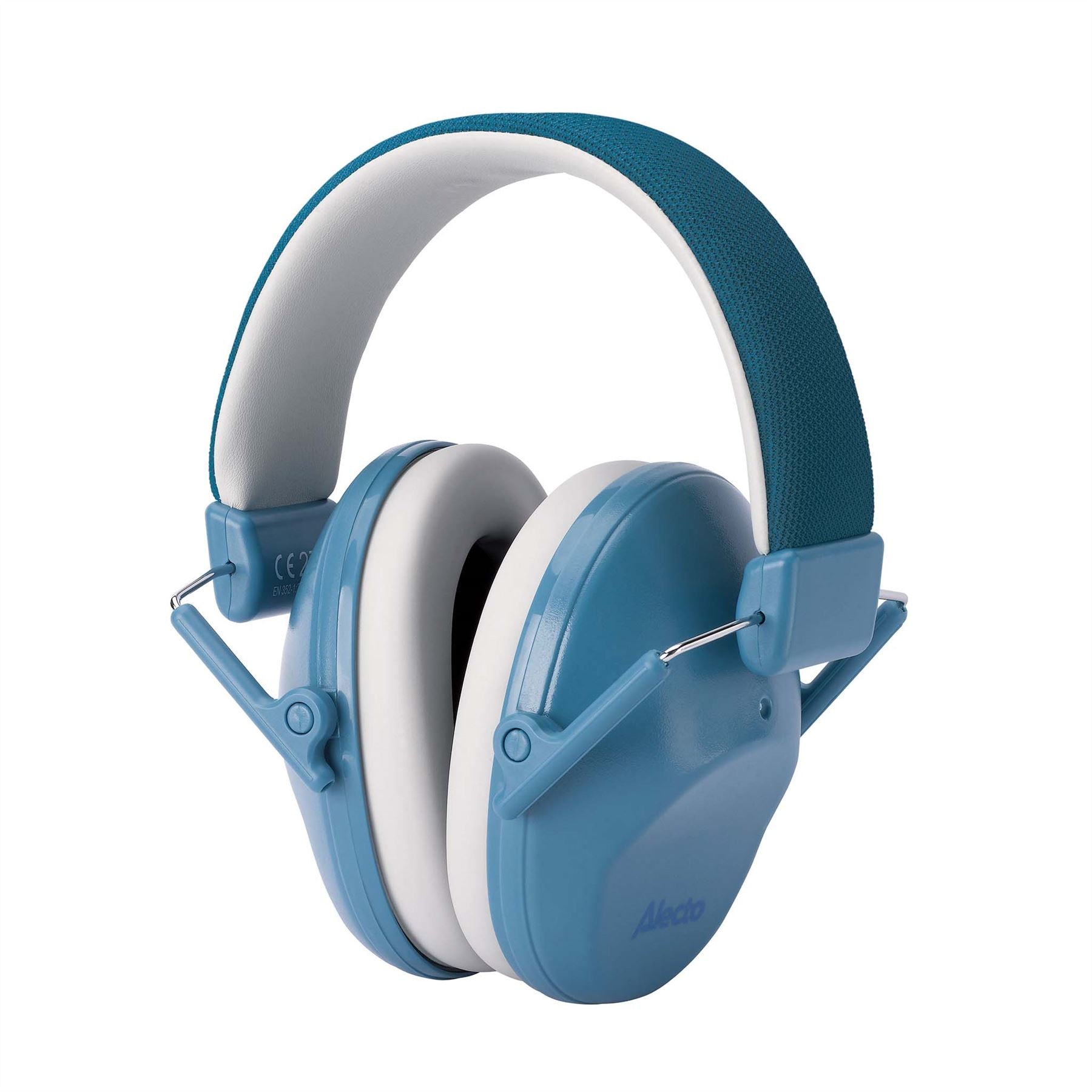 Alecto BV73BU Kids Ear Defenders Children, Age 5-17, Certified 25dB, Adjustable Size, Noise Cancelling Headphones Kids, Ear Defenders Autism, Ear Muffs for Toddler, Boys, Girls, School - Blue