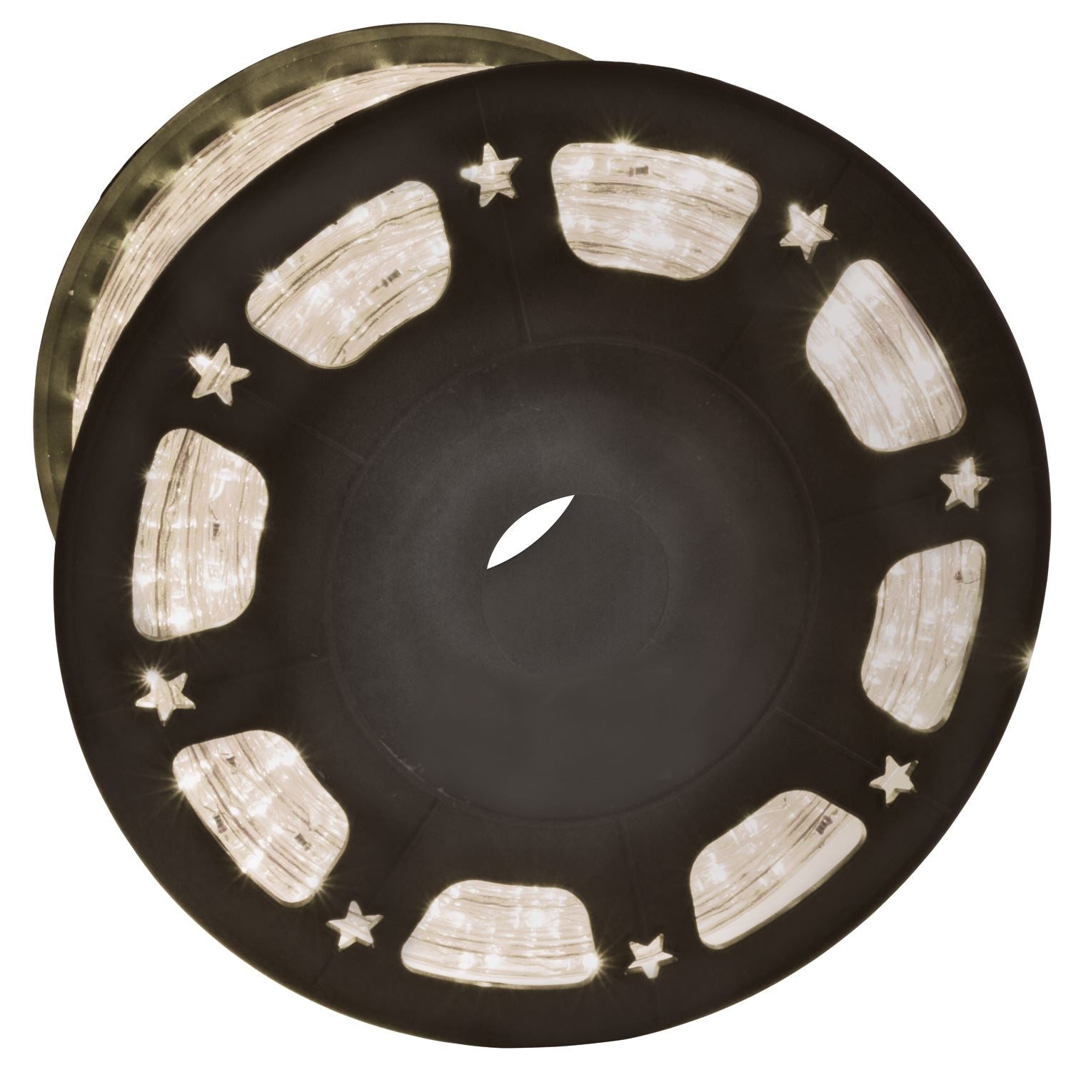 Lyyt 50m LED Super Bright Warm White Rope Light - Reel