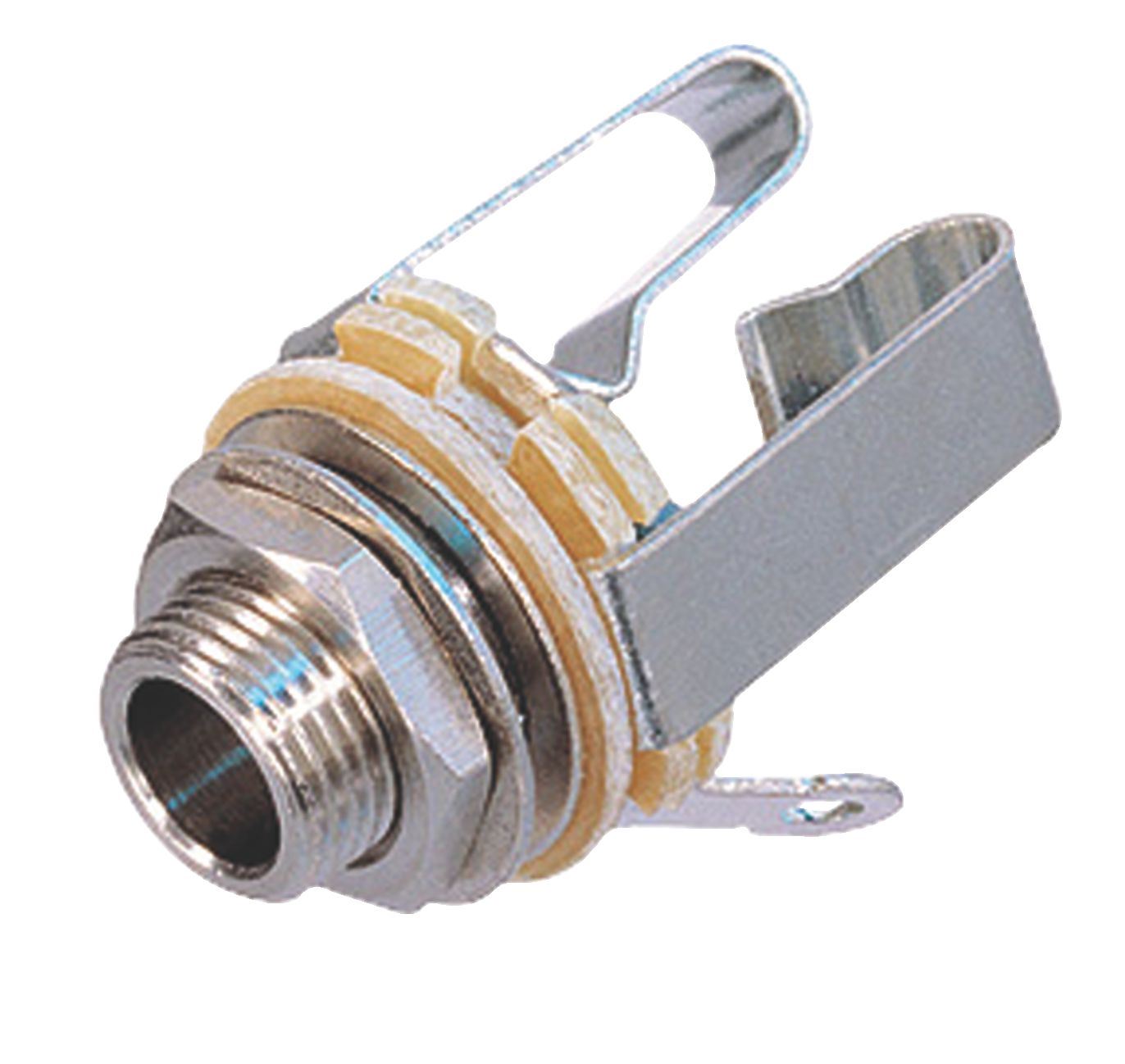 Neutrik Mono Jack Plug Connector 1/4" 6.35 mm Female Silver