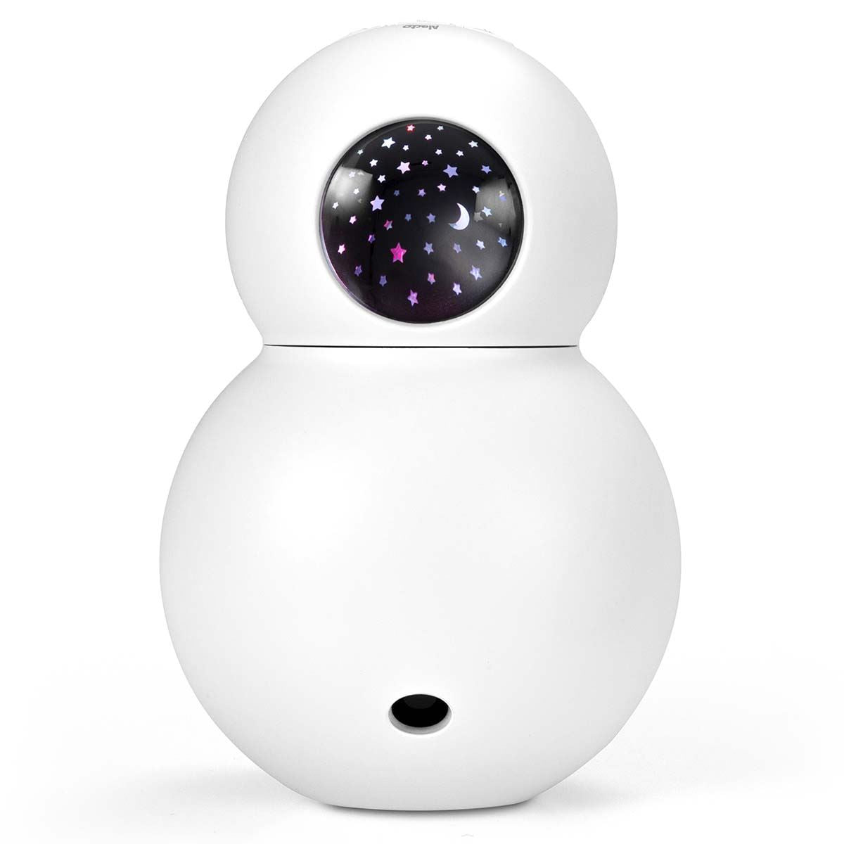 Alecto Air Humidifier & Nursery Projector, Ultra Quiet Room Air Humidifier, Portable Air Purifier, with Starry Night projection, Waterless Automatic Shut-Off for Living Room Baby Kids Room, White