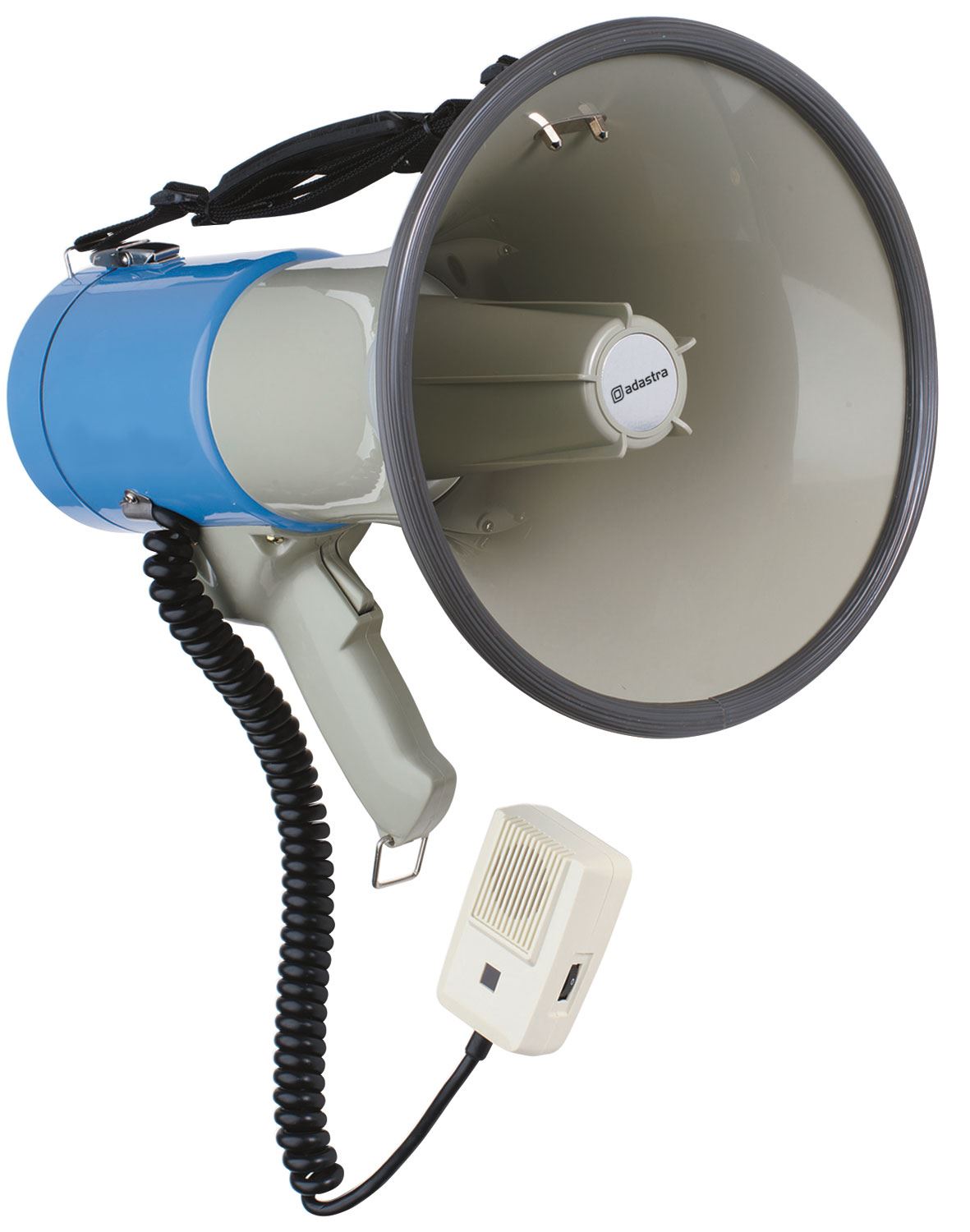 Adastra 25W Megaphone with Siren and detachable Microphone (Battery or DC Car Operation)