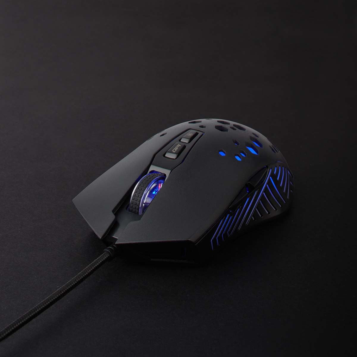 Nedis Gaming Mouse | Wired | 800 / 1200 / 2400 / 3200 / 4800 / 7200 dpi | Adjustable DPI | Number of buttons: 7 | Programmable buttons | Right-Handed | 1.50 m | RGB