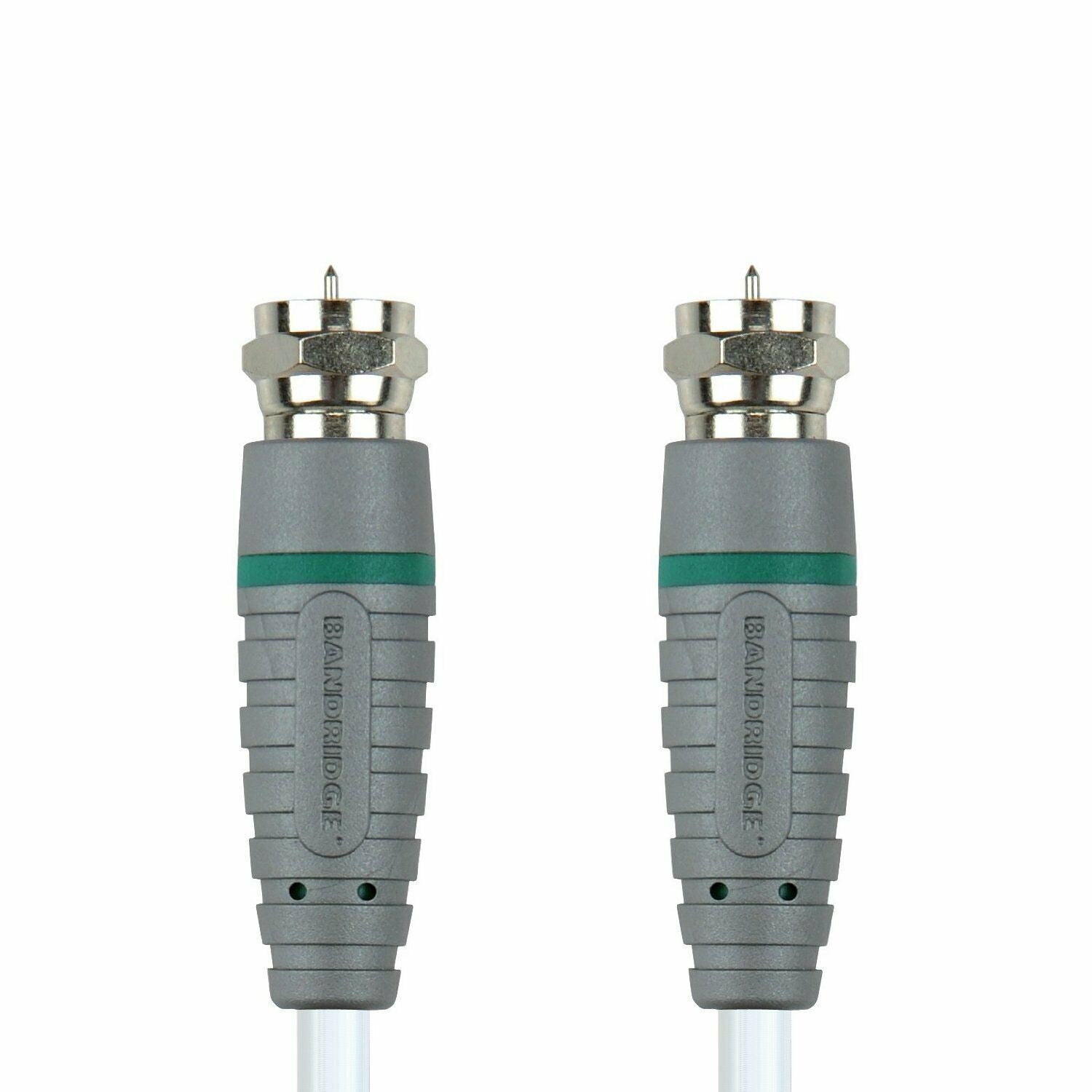 Bandridge 0.5m F Type Connection Cable F-Male - F-Male - White