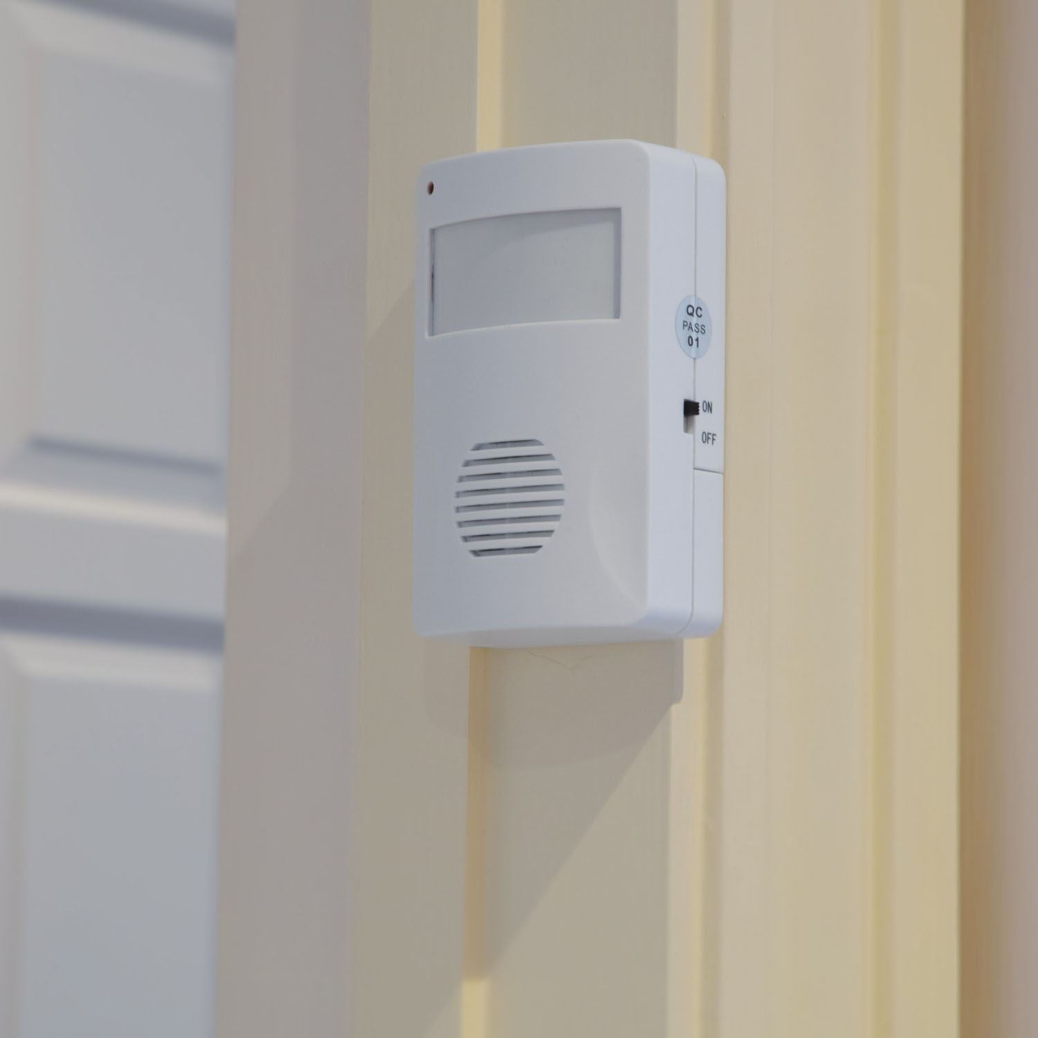 Mercury Door Entry Alarm Chime Bell PIR Wireless Motion Sensor Detector Shop Door Home