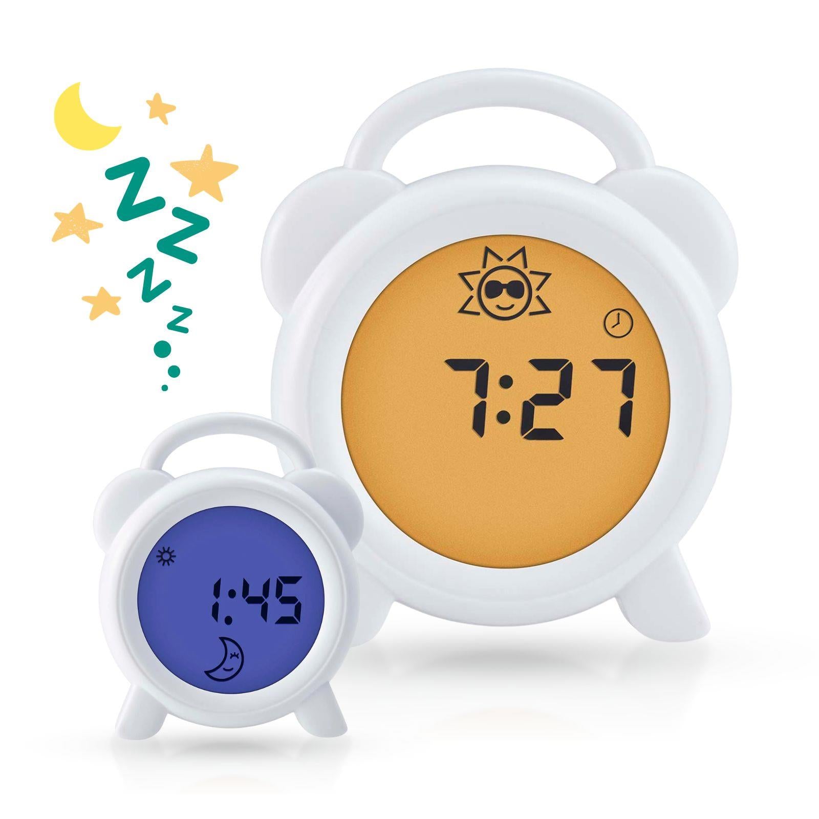 Alecto Childresns Sleep Trainer & Night Lamp Light / Alarm Clock White