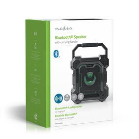 Nedis Bluetooth® Speaker | Maximum battery play time: 13 hrs | Table Design | 5 W | Mono | Built-in microphone | Black