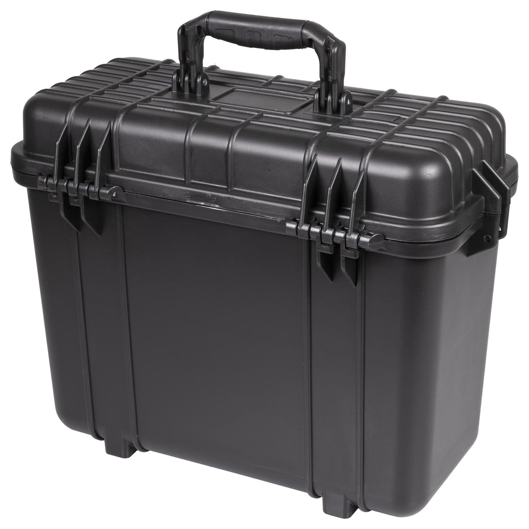 Waterproof Travel Flight Dry Box Hard Carry Case Foam Tool Camera Storage Box Protective Black 340mm x 415mm x 220mm -