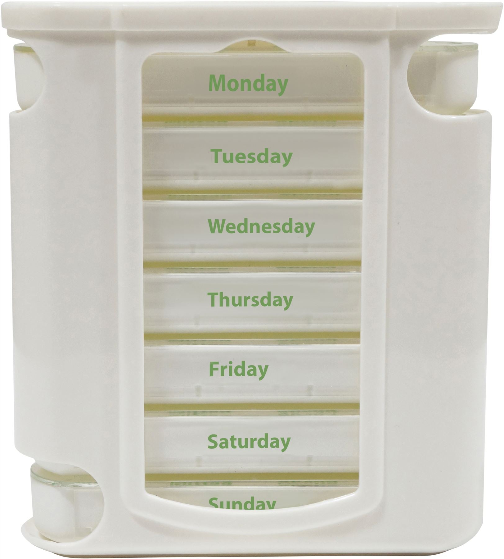 7 Day Pill Dispenser Tablet Box Organiser. 4 Compartments per Day, Bre