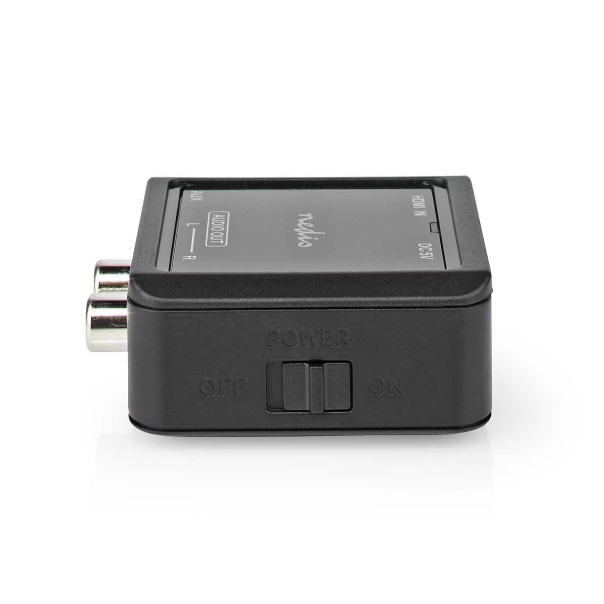 Nedis Digital Audio Converter | 1-way | Connection input: HDMI™ Input to Connection output: 2x (2x RCA Female) / 3.5 mm | Automatic | Anthracite