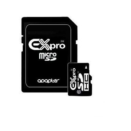 Ex-Pro 16GB Micro SD Class 10 Micro SDHC Memory Card with Adapter
