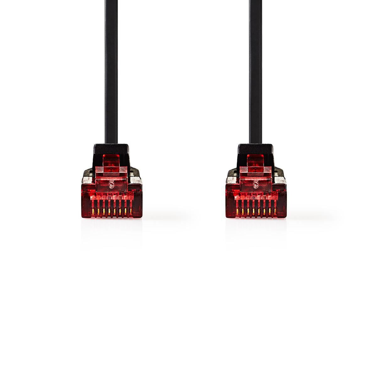 Nedis CAT6 Cable | RJ45 Male | RJ45 Male | U/UTP | 10.0 m | Flat | PVC | Black