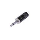 Neutrik Stereo Jack Plug Connector 3.5 mm Male Black