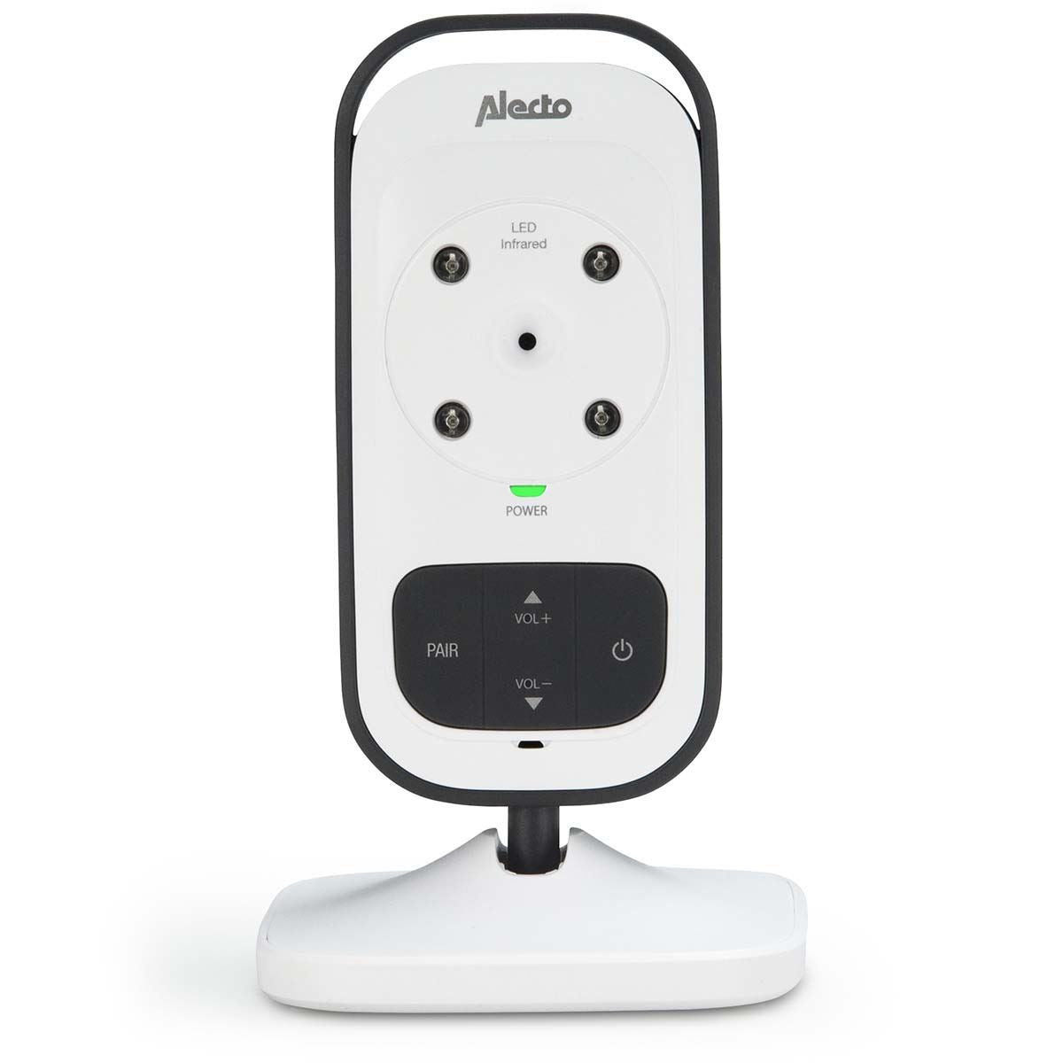 Alecto DVM-75 Wireless Video Baby Monitor with 2.4" Colour Display Screen - White / Grey