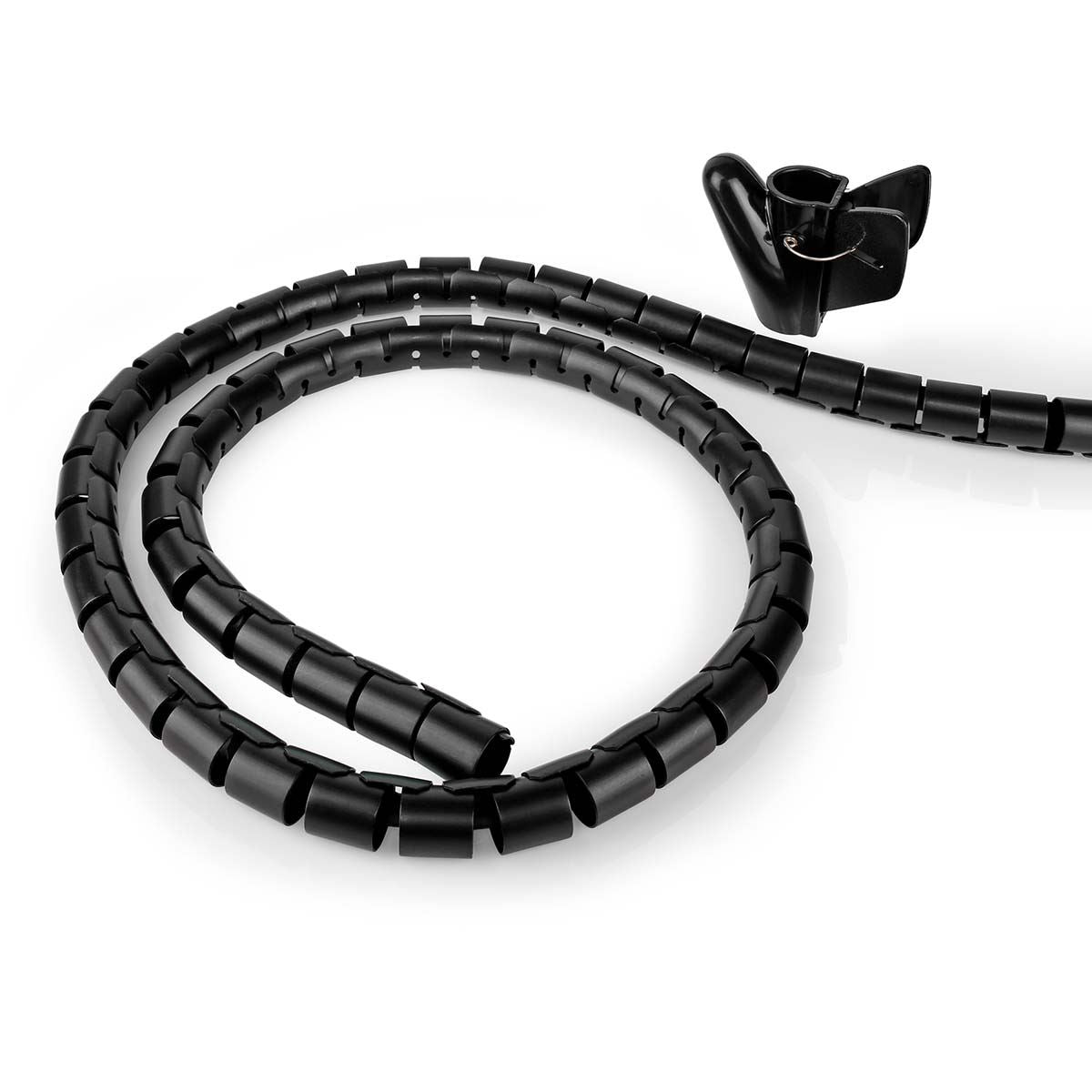 Nedis Cable Management | Spiral Sleeve | 1 pcs | Maximum cable thickness: 28 mm | PE | Black