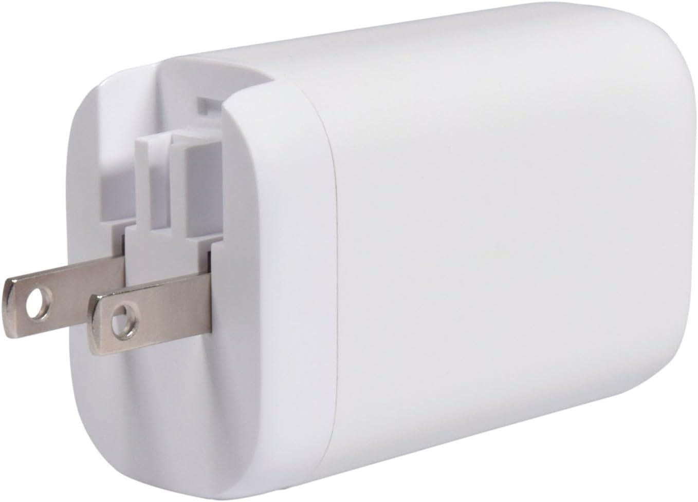 Mercury USB C & A Charger 65W GaN High-Tech Super Fast Charging with USB-A & Dual USB-C | Fast Charging, Travel-Friendly with UK/US/EU Adapters