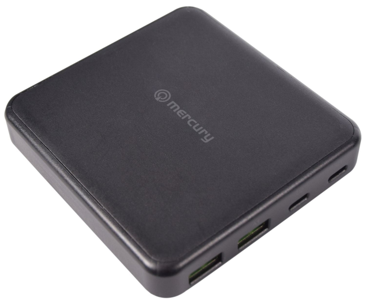 Mercury 65W USB C Charger Plug 4-Port GaN 2x Type C 2x Type A Fast Desktop Power Adapter