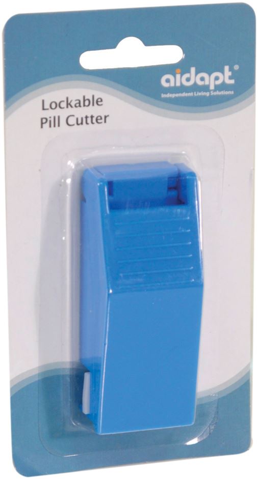 Lockable Pill Cutter and Storer Ideal for Cutting Large Tablets
