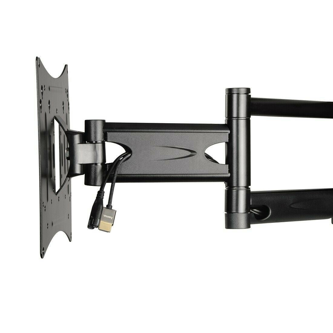 Hama Full Motion TV LCD Wall Mount | 19 - 37 " | Maximum weight: 30 kg | Tiltable | Rotatable | 2 Pivot point(s) | Steel | Black