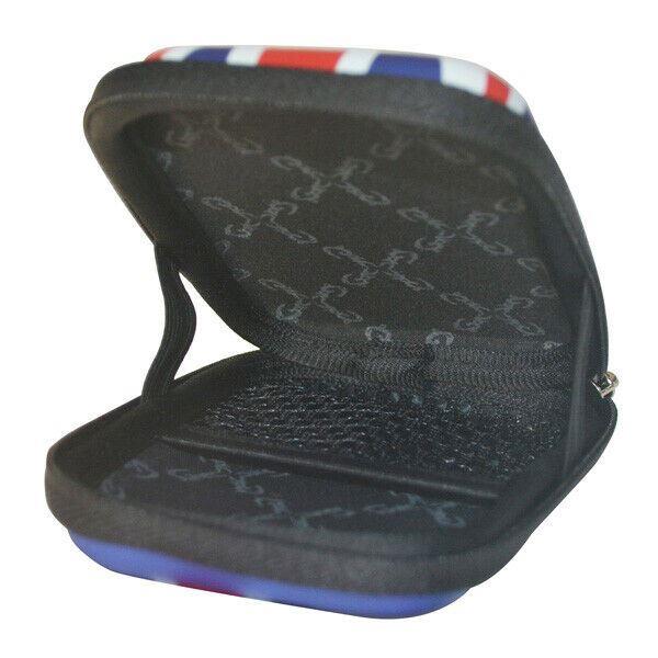 Croco Union Jack Flag Tough Case Shock/Water Proof for a Digital Cameras [Small] - Pink