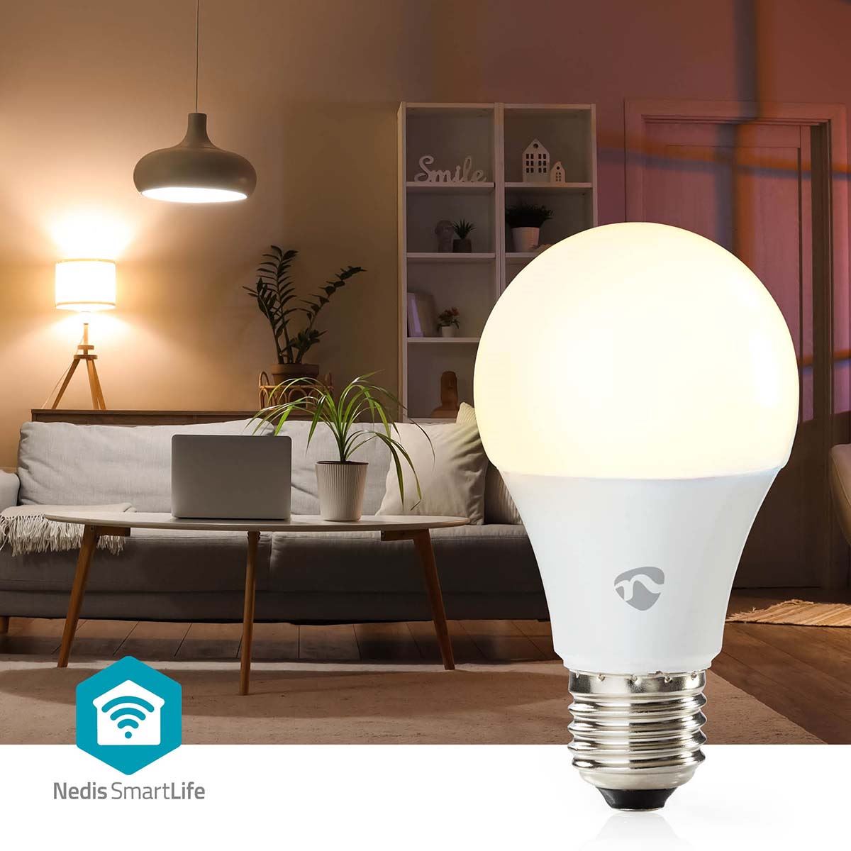 Nedis SmartLife Full Colour LED Bulb | E27 | 806 lm | 9 W | RGB / Warm to Cool White | 2700 - 6500 K | Android™ / IOS | Bulb | 1 pcs