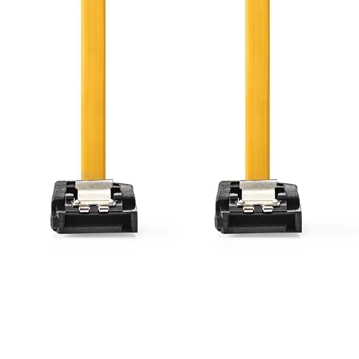 Nedis SATA Cable | 6 Gbps | SATA 7-Pin Female | SATA 7-Pin Female | Nickel Plated | 0.50 m | Flat | PVC | Yellow | Box