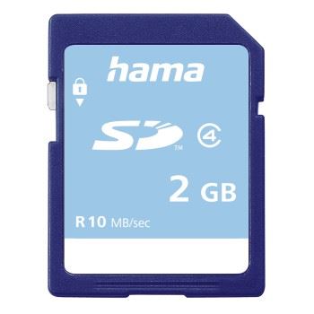 Hama SD High Speed Secure Digital Memory Card 2 GB