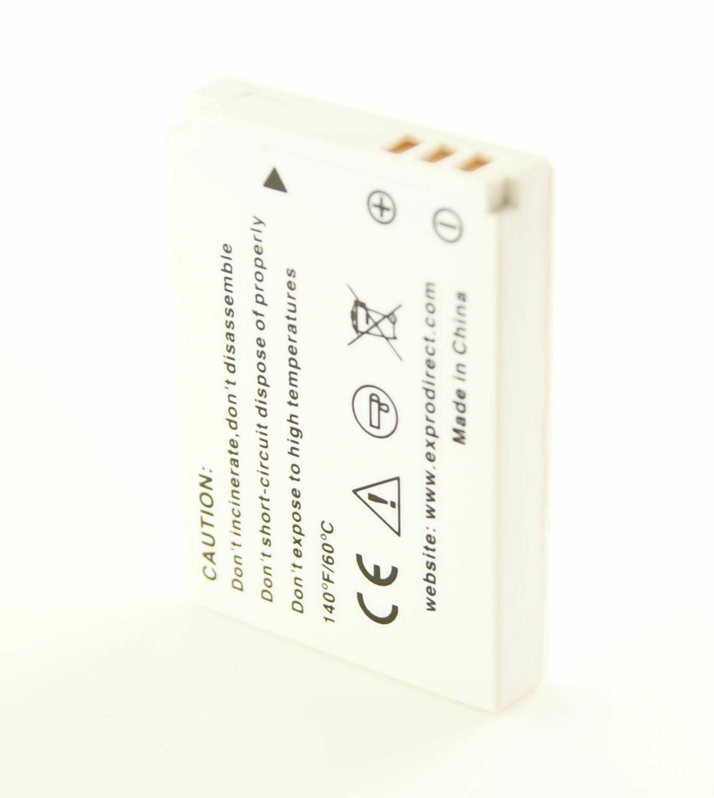 Ex-Pro Canon NB-5L, NB5L Canon White Series Li-on Digital Camera Battery