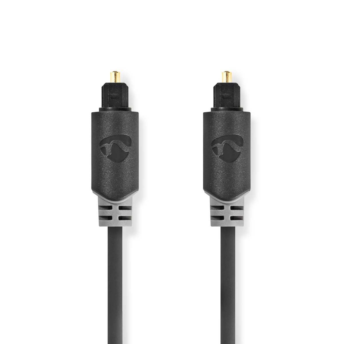 Nedis Optical Audio Cable | TosLink Male | TosLink Male | 3.00 m | Round | PVC | Anthracite | Box