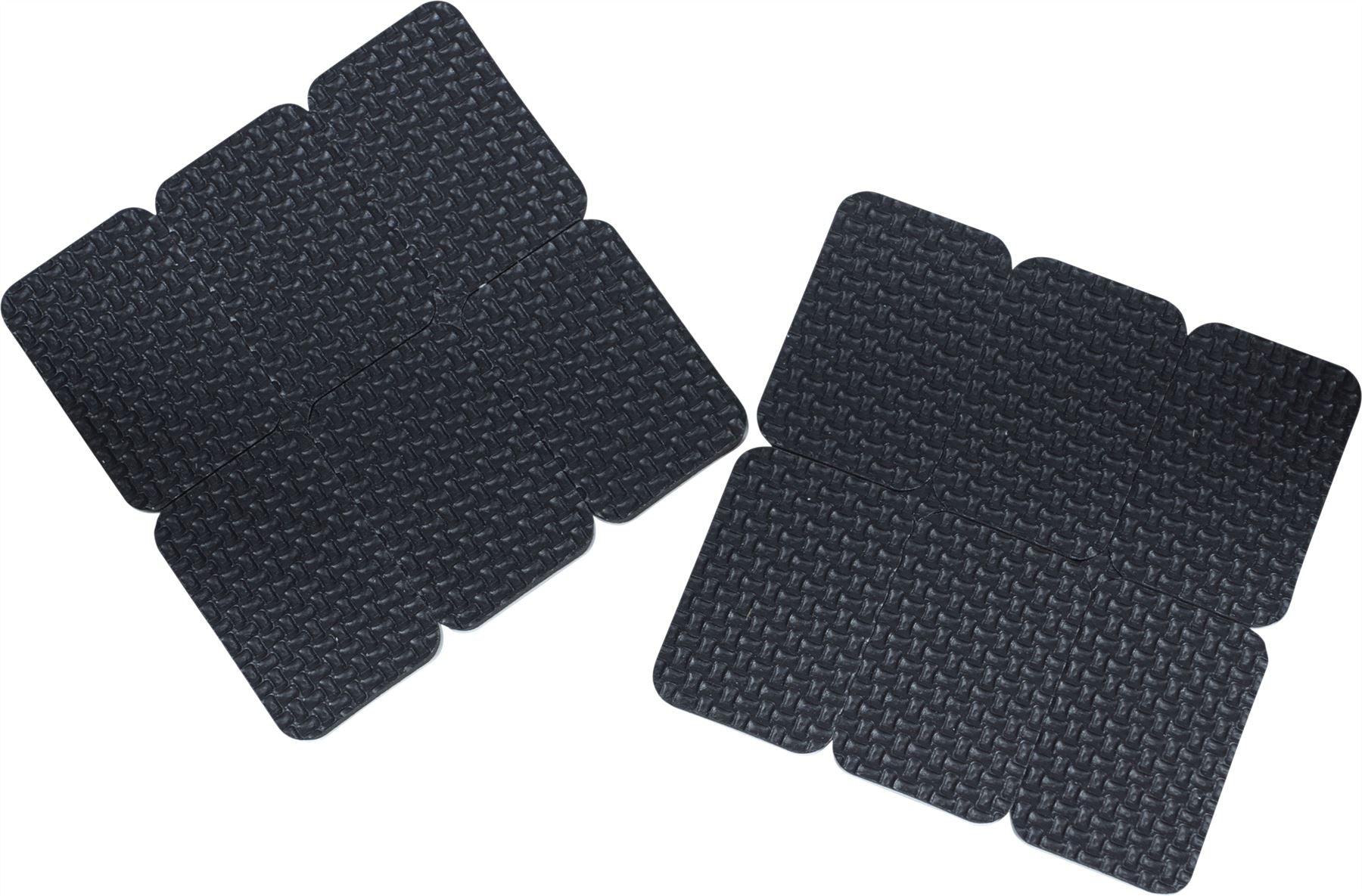 30 x 44mm Self Adhesive Rubber Anti Vibration Hiifi Speaker / Scratch Pads Round 12 Pack