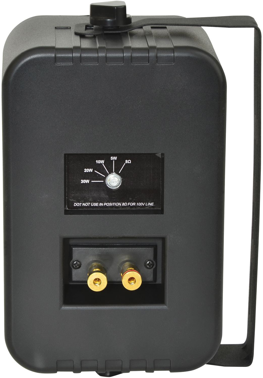 Adastra B30V-B 100V Line powerful Speakers with brackets 4" 30W Black - Pair