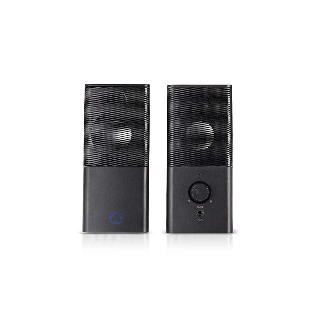 Nedis Gaming Speaker | Speaker channels: 2.0 | USB Powered | 3.5 mm Male | 18 W | Without Lighting | Volume control | Connection output: 1x 3.5 mm Audio Out